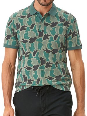 Poloshirt-im-Camouflage-Print