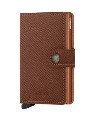 Wallet with micro texture, Saffiano, with Cardprotector