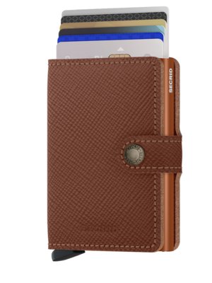 Wallet with micro texture, Saffiano, with Cardprotector