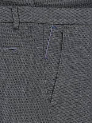 Chino kalhoty s drobným vzorem