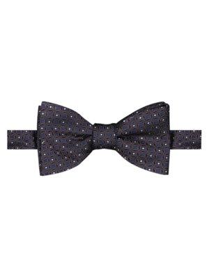 Bow tie with floral pattern
