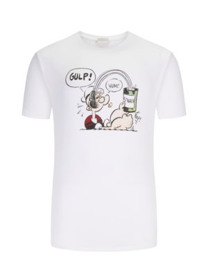 T-shirt z nadrukiem 'Popeye'