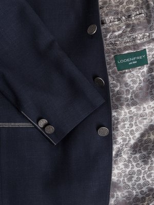 Jacket in micro texture, linen content