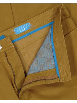 Five-pocket pants with stretch content