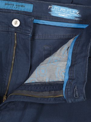 Five-pocket pants with stretch content