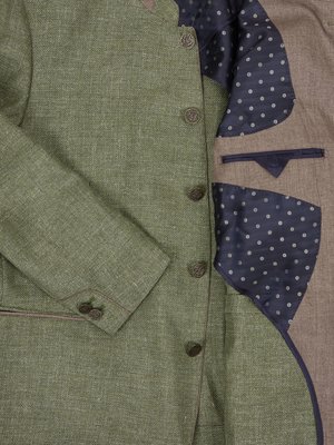 Traditional jacket in new wool and linen mix