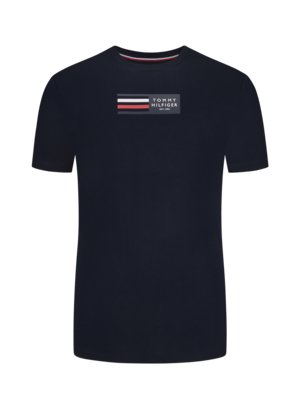 T-Shirt aus reiner Baumwolle mit Logo-Print
