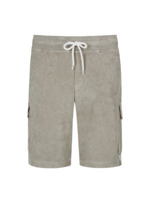 Terry shorts with cargo pockets