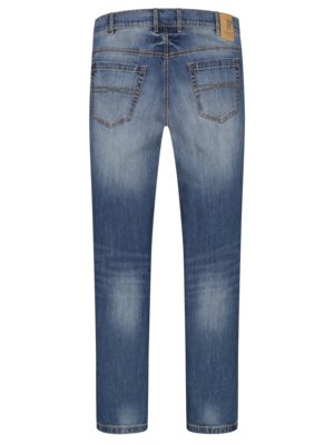 5-Pocket-Jeans-mit-Kontrast-Stitching,-Flexnamic
