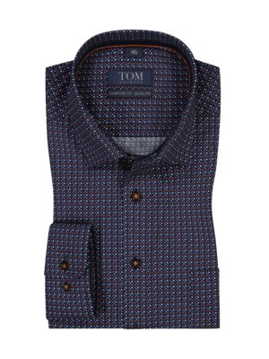 Shirt-with-fine-pattern-and-breast-pocket