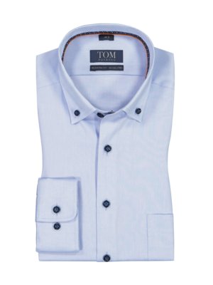Shirt-with-button-down-collar,-extra-long