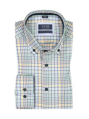 Shirt with check pattern, non-iron, Comfort Fit