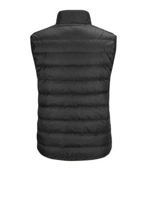 Quilted-gilet-with-logo-print-and-down