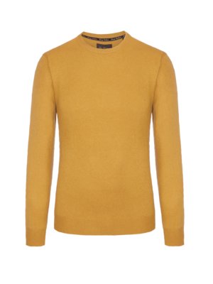 Cashmere sweater with round neck