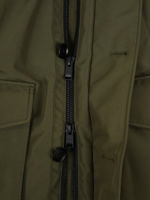 Parka with removable hood