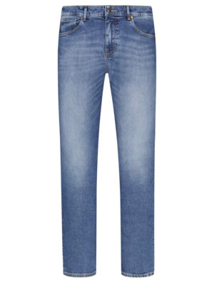 5-Pocket Denim Jeans mit Stretch-Anteil, Bio-Baumwolle