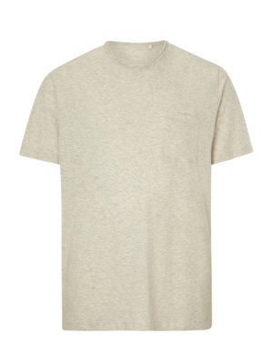 Pure cotton T-shirt, extra long