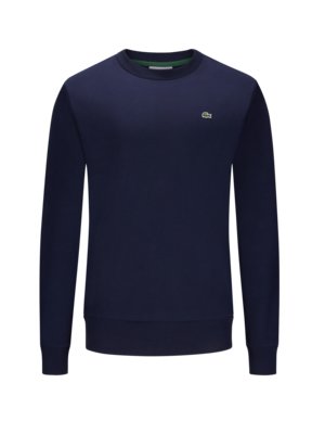 Sweatshirt-with-embroidered-logo,-Classic-Fit