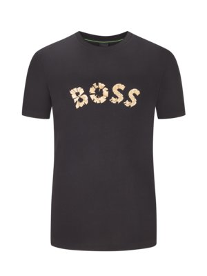 T-shirt with large logo print