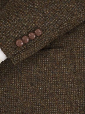 Sakko aus Harris Tweed mit filigranem Karo-Muster