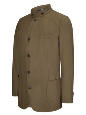 Blazer-with-standing-collar,-unlined