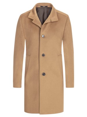 Coat Maron made of wool and cashmere