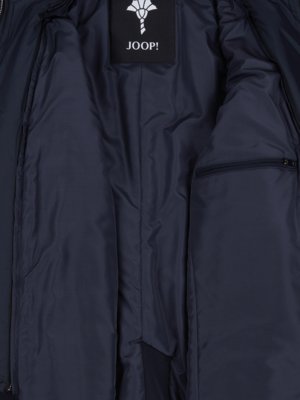 Krótki płaszcz z odpinanym panelem
