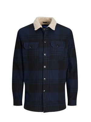 Overshirt with teddy lining