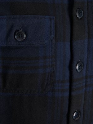 Overshirt with teddy lining