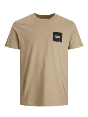 Cotton T-shirt with logo print