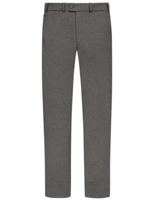 Trousers in jersey fabric