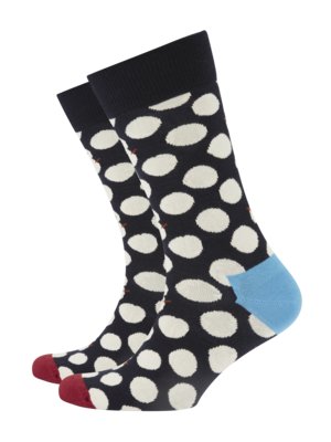 Socks with snowman pattern