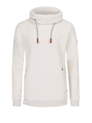 Sweatshirt with tube collar