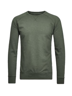 Sweatshirt in pure cotton, urban lifestyle, extra long