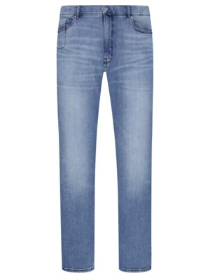 5_pocket Jeans in Washed-Optik, Travel Comfort