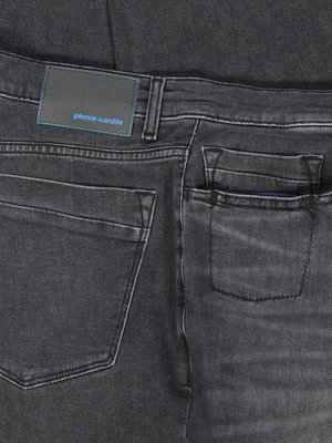 5-Pocket Jeans in Washed-Optik, Travel-Comfort