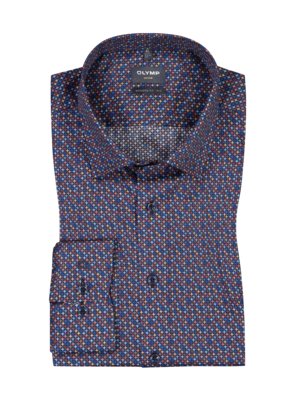 Luxor Modern Fit, cotton shirt with all-over print
