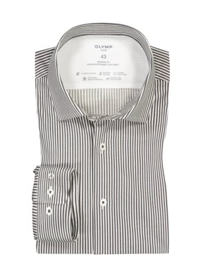 Luxor Modern Fit shirt with stripes and extra long sleeves