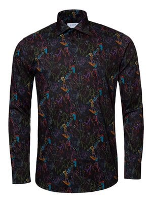 Shirt-with-all-over-print,-Classic-Fit