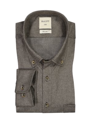 Shirt-with-button-down-collar,-Ceramica,-Regular-Fit