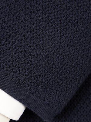 Blazer in knit wool fabric