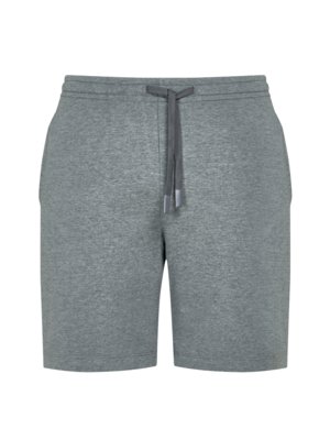 Pyjama shorts in a lyocell and cotton blend
