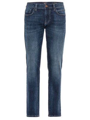 5-Pocket Jeans im Used-Look, 2-Way Stretch