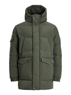 Parka in a quilted look