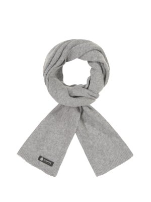Wool scarf with cashmere