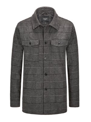 Overshirt in a wool look