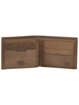 Wallet in genuine leather