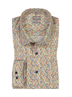 Comfort Fit shirt with floral all over print