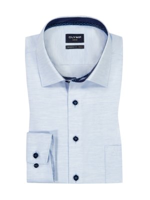 Luxor Modern Fit shirt with fine texture, extra long