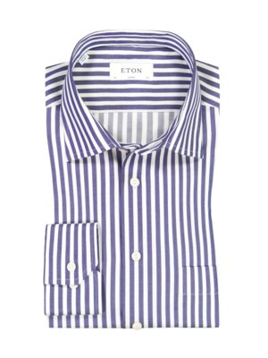 Shirt with striped design, Classic Fit